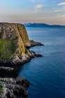 Norway-Finnmark-Loppa. Bird nesting cliffs overlooking the Norwegian Sea. Coastal Print